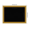 thumbnail image 6 of Amanti Art Black Cork Board Wood Framed Townhouse Gold Bulletin Board 32 in. x 24 in., 6 of 7