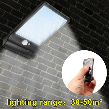 48 Led Solar Lights Outdoor Motion Sensor Wall Light With 48 Led Solar Lights Outdoor Motion Sensor Wall Light With Remote Control And 7 Adjule Color Temperatures Cool Warm White Com