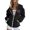 /c49Black307, variant on Womens Hoodie Jacket Zip Up Graphic Hooded Love Heart Print Sweatshirt Oversized Coat With Pocket Soft Long Sleeve Casual Fall Winter Leisure Street Daily Wear,Coffee,XXL