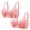 Pink#comfortable bras for women, variant on nerohusy Women Bras Pack,2PC Women Daily Bra Wireless Sports Push Up Bra,Stretchy Adjustable Strap Everyday Bra Lingerie Underwear Plus Size Comfort Breathable,Black38/85