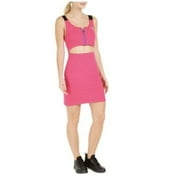 Fila Lana Cutout Sleeveless Bodycon Dress Pink X-SMALL MSRP $65