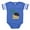 Royal Blue, variant on CafePress - Hide The Afikomen Copy - Cute Infant Baby Football Bodysuit
