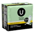 thumbnail image 3 of U by Kotex Clean & Secure Ultra Thin Pads, Regular Absorbency, 22 Count, 3 of 9