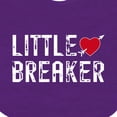 thumbnail image 4 of Inktastic Little Heartbreaker with Arrow Boys or Girls Baby Bib, 4 of 4