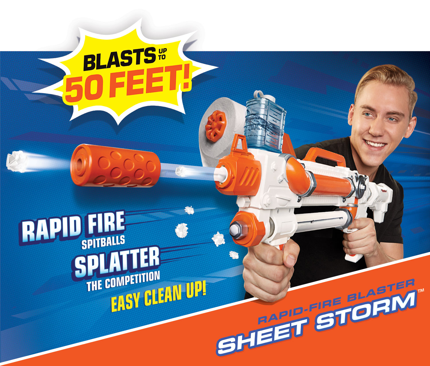 Toilet Paper Blasters Rapid Fire Splatter - image 3 of 8