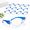 Blue-Adult's Size - 24 Pack, variant on Clear Safety Glasses Ansi Z87.1 Impact Resistant 144 Pack Adult
