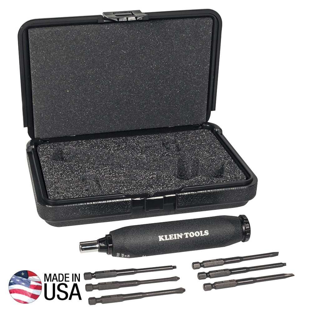 Klein Tools 57032 7-Piece Torque Screwdriver Set