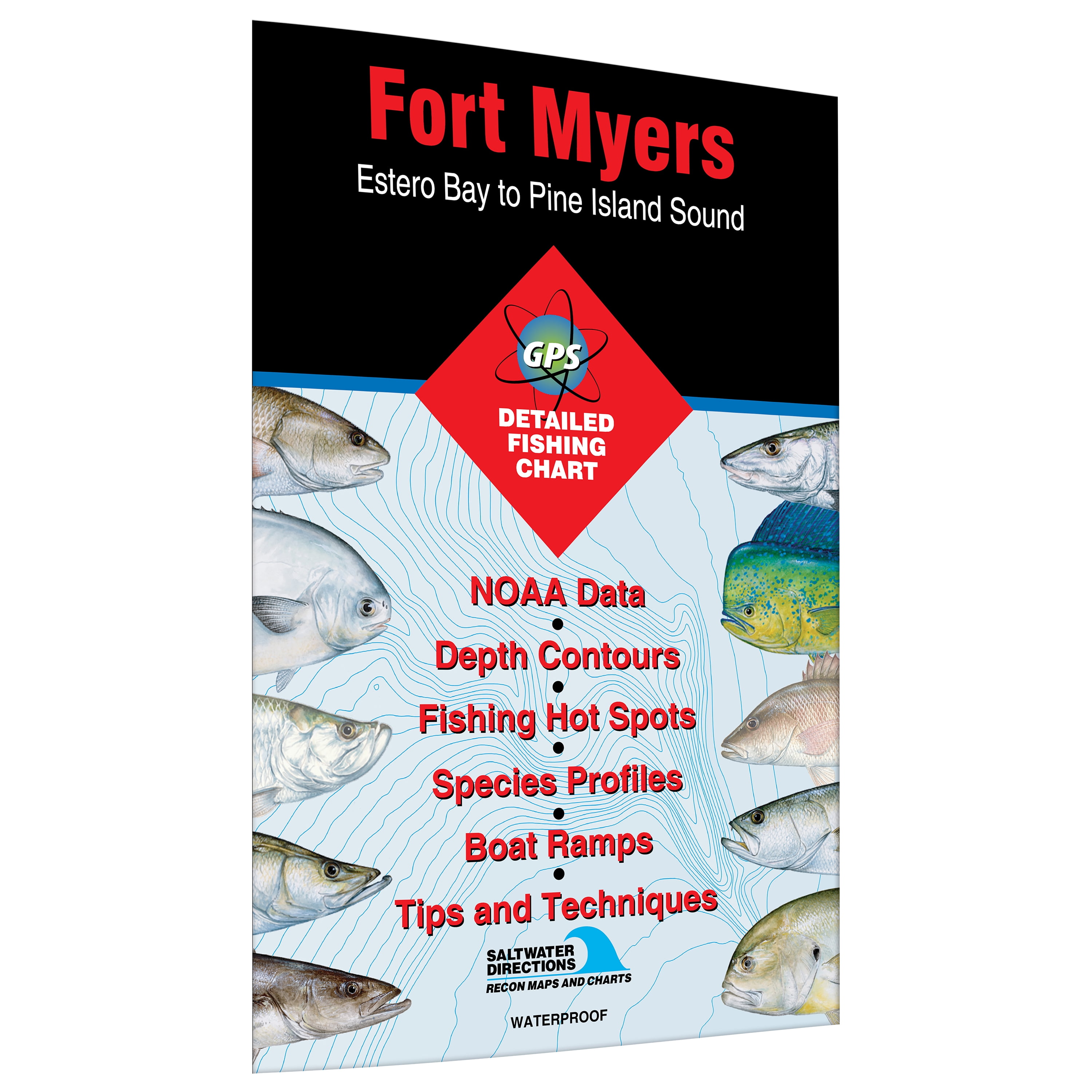 Fishing Hotspots Pro Fishing Map FL0113 Florida Fort