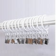 thumbnail image 1 of HEALEEP 10Pcs Round Iron Curtain Clip Rings for Home Decoration and Wardrobe Organization 2.1in, 1 of 7