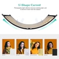 thumbnail image 3 of LS Photography Clamshell U Shaped Light Reflector/Diffuser Kit 70"x24" Curved Photo Reflector, WMT2084, 3 of 6