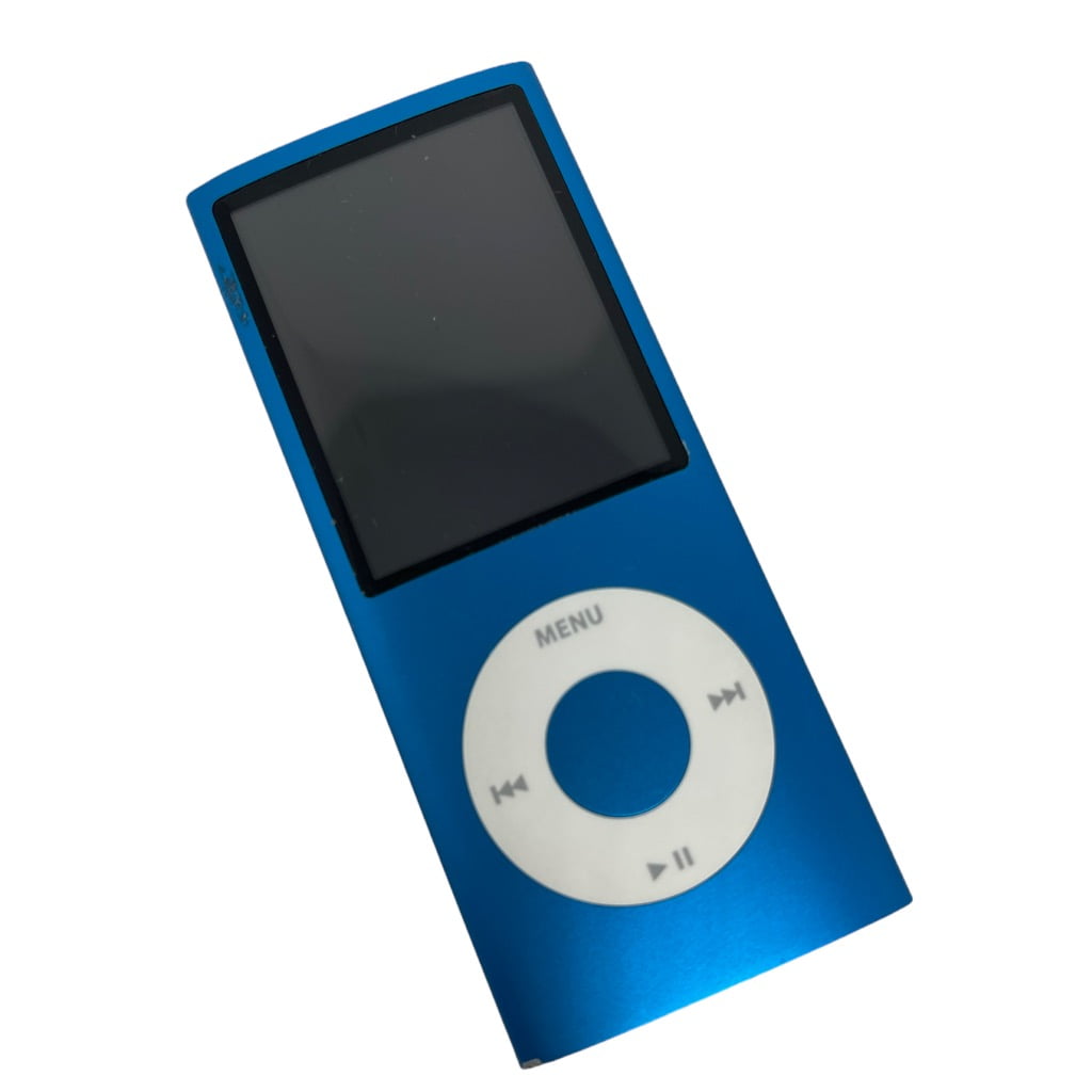 USED Apple iPod Nano 4th Generation 4GB Blue,MP3 Player,Very Good 