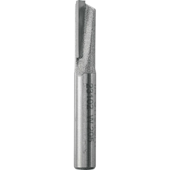 Vermont American Straight Router Bit - Carbide, .25in, 23102 - 1 Piece