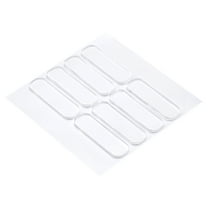 40Pack Cabinet Door Bumper, Clear Door Slam Stopper - Self Adhesive Rubber Bumpers - 1.38 x 0.39 x 0.08 Inch