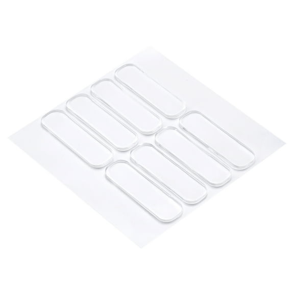 40Pack Cabinet Door Bumper, Clear Door Slam Stopper - Self Adhesive Rubber Bumpers - 1.38 x 0.39 x 0.08 Inch