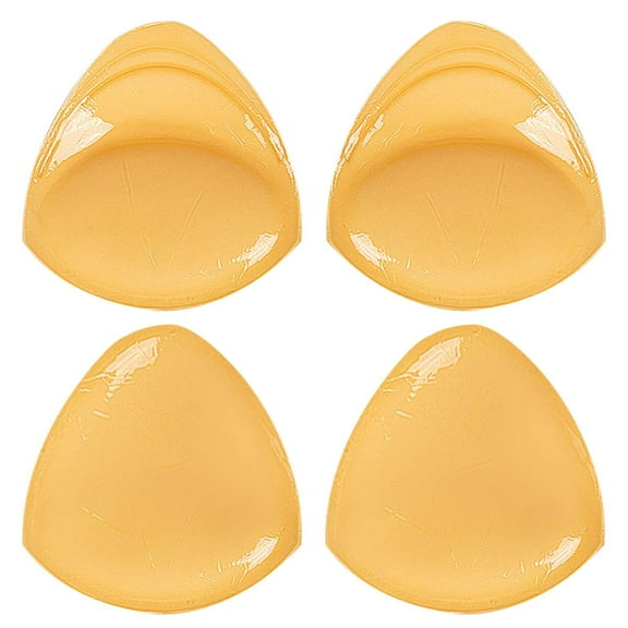Deago 2 Pairs Double Sided Sticky Bra Inserts Reusable Push Up Lift Self Adhesive Bra Pads for Bikini Swimsuit Sports Strapless Bra