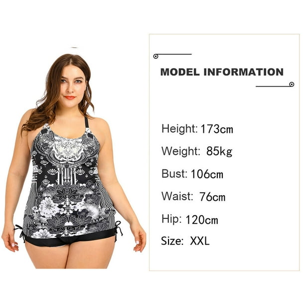 Plus size deals swim sets