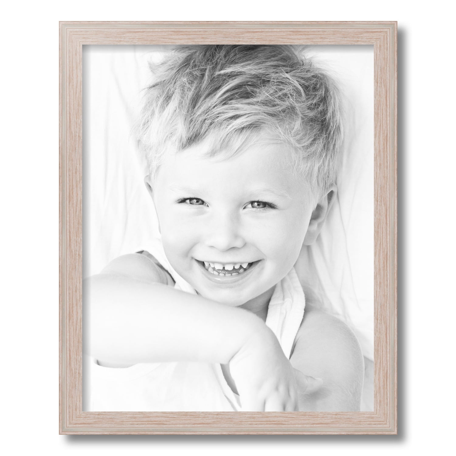 ArtToFrames 16x20 Inch Contrast White Picture Frame, This White Wood