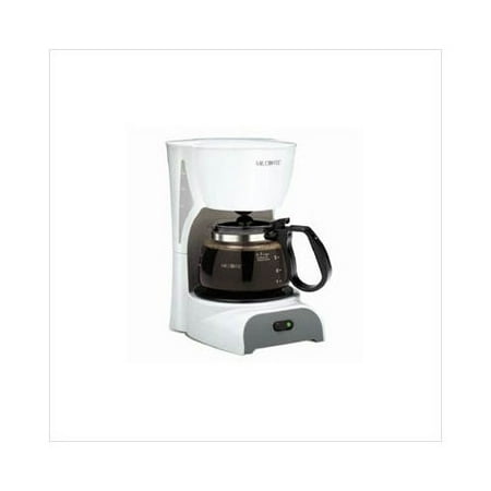 Mr. Coffee 4-Cup Switch Coffee Maker in White - Walmart.com