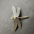 thumbnail image 5 of Alas de libélula de latón extraíbles Ceremonia del té Pequeños adornos microtallados Revestimiento de cobre macizo Pulpa Tallas de cobre antiguas Mascota de té antigua, 5 of 5