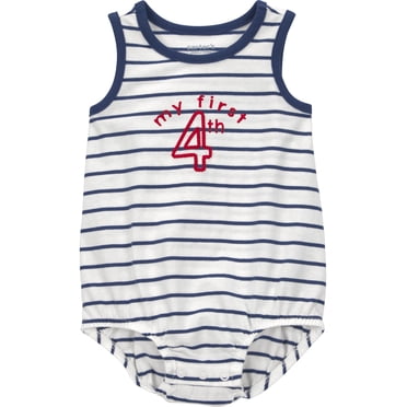 Carter's Child of Mine Patriotic Baby Bubble Bodysuit, Sizes 0/3-24 Months