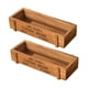 thumbnail image 3 of Macetero de madera multifuncional rectangular, contenedor de plantas para decoración del hogar, caja de madera para decoración de interiores de estilo Marrón, 3 of 8