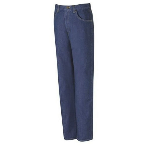 PD60 Men's Relaxed Fit Jean Prewashed Indigo 28W x Unhemmed