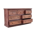thumbnail image 5 of Taran Designs Baker 7-drawer Solid Wood Dresser in Brown, 5 of 6