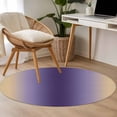 thumbnail image 4 of Round Rug 3.3Ft Washable Non-Slip, Purple Yellow Ombre Circle Area Rugs for Living Room Bedroom, Farmhouse Modern Gradient Art Indoor Floor Mats Carpet Runner for Home Decor Aesthetic, 4 of 8