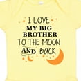 thumbnail image 4 of Inktastic I Love My Big Brother to the Moon and Back Boys or Girls Baby Bodysuit, 4 of 5