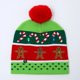 thumbnail image 1 of Gorros de Navidad, suéter, gorro tejido de alce de Papá Noel con luz LED, patrón de dibujos animados, regalo de Navidad para niños, sombrero de Navidad de Año Nuevo, 1 of 4