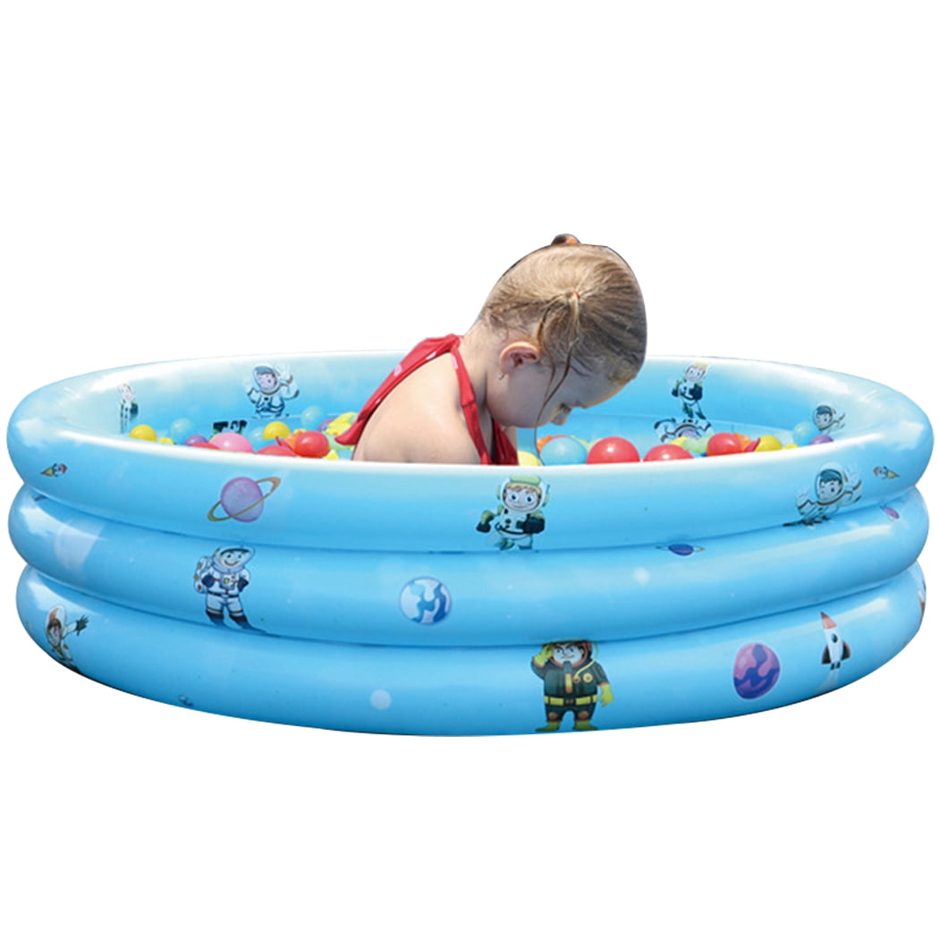 90cm Novelty Swim Ring Donut Peacock Inflatable Swimming Ring Holiday Pool Kids 
