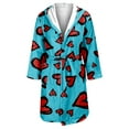 thumbnail image 5 of BILIKEYU Fleece Valentine Pajamas for Women Warm Heart Pattern, 5 of 5