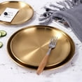 thumbnail image 6 of Metal Storage Tray Round Stainless Steel Tray Dish Plate Snack Fruit Cosmetics Jewelry Storage Organizer Display Holder, 6 of 10
