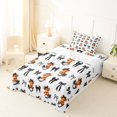 thumbnail image 5 of Manfei Chic Black Bow Twin Sheets,Cute Highland Cattle Bedding,3pcs,1 Flat Sheet,1 Fitted Sheet and 1 Pillowcase, 5 of 6