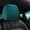 Wine Red, Dark Blue, Green, Purple, Orange, variant on Premium Cloth Headrest Cover For Car Truck SUV Auto Fit