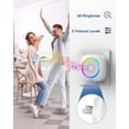 thumbnail image 3 of TECKNET Plug in Wireless Doorbell with RGB Lighting & 1300 Feet Range,IP66 Waterproof Door Bell for Home/Classroom,60 Chimes,5-Level Volume,4.5-Year Battery Life(White),FCC ID:YI6RL-33TX, 3 of 7