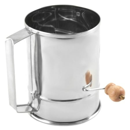 

Stainless Steel Crank Action Flour Sifter 4 Cup
