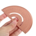 thumbnail image 2 of unbranded Protractor for Drawing Semicircle Copper School Supplies 1Set, 2 of 4