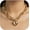 Necklace-2, variant on Chunky Gold Necklace for Women Puffy Heart Necklaces for Women Chunky Paperclip Necklace for Women Trendy Statement Necklace Jewelryfor women