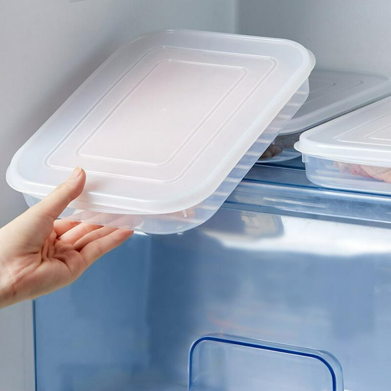 [Big Clear!]Food-grade PE Bacon Storage Box Refrigerator Food Storage  Containers With Lids Airtight