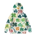 thumbnail image 4 of Chandail en Molleton Garçon Manches Longues Imprimé à Capuche Col Rond Chandail Chaud Automne Hiver Vêtements Filles Taille 9-10 Ans, 4 of 4