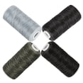 thumbnail image 5 of 55 Yards 150D/0.8mm Various Gray Waxed Leather Thread Set Flat Polyester Cords 4 Pack, 5 of 5