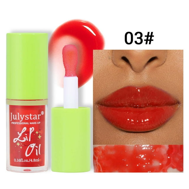 Fiudx Brillo Labial, Acético Labial Dudu, Brillo Duradero, Bálsamo Labial Hidratante Transparente, Cuidado Labial Portátil, Maquillaje Diario, Accesorio de Moda para Mujer, 4,8 Ml, Ideal para Viajes.