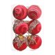 thumbnail image 1 of Hilo de seda navideño 6 piezas de adornos con lentejuelas de 8 cm con ganchos y cordones para bodas navideñas, fiestas y DIY de coronas navideñas para colgar, 1 of 7
