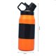thumbnail image 5 of Stainless Steel Vacuum Insulation Bottle Stylish Innovative High Capacity Leakpoof Sports Water Bottle for Outdoor Sports Car Travel 750ml Orange Red, 5 of 5