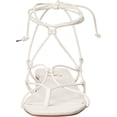 thumbnail image 3 of Sam Edelman Women's Daffy Bright White Heeled Sandal 6M, 3 of 5