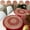 Multicolor a20670, variant on Cagogo under $5 5Pcs Christmas Placemats Round, Christmas Placemats Round Woven Mats,Snowflake Reindeer Table Mats,Festive Holiday Dining Decor,Red Christmas Table Settings