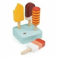 thumbnail image 3 of Mentari Toys - Sunny Ice Lolly Stand - 5pc Wood Ice Lolly Popsicle Play Food Set with Base - Pretend Play Food Accessories - Encourage Role Play and Develop Social Skills - Gift for Toddlers - Age 2+, 3 of 5