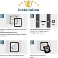 thumbnail image 4 of Pet Flap Fly Screen with Magnet Dog Flap Cat Flap for Fly Screen Door Lockable pet door for cats/dogs, 4 of 5