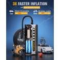 thumbnail image 3 of Tire Inflator Air Compressor 160PSI,VTOMAN X6 Pro Portable Car Tire Air Pump,Cordless Auto Air Pump with Smart Digital Pressure Gauge LED Light for Car,Motorcycle,Bike,Ball, 3 of 9